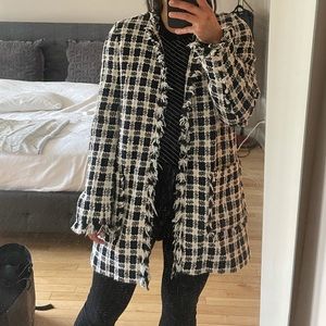 Zara Tweed Coat (spring)